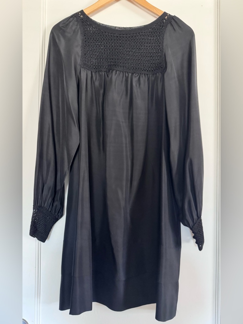 BCBG Silk Long Sleeve Dress
